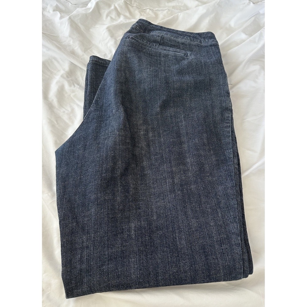 Avenue Premier Blue Jeans Womens Size 16 Classic 5 Pocket Inseam 30